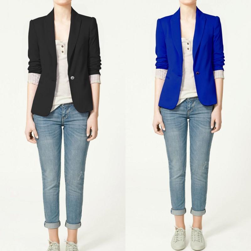 

Women's Suits & Blazers Spring Autumn Simple Casual Commuter Women Jacket Lapel Business Suit Coats Fashion Office Lady Slim Outwear Clothin, Orange