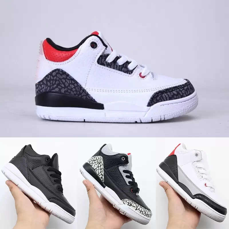 Athletic 3s Kids Basketball Shoes Game Infants Royal Scotts Obsidian Chicago Bred Sneakers Melody Mid Multi-Color Tie-Dye Kids Size 28 -35