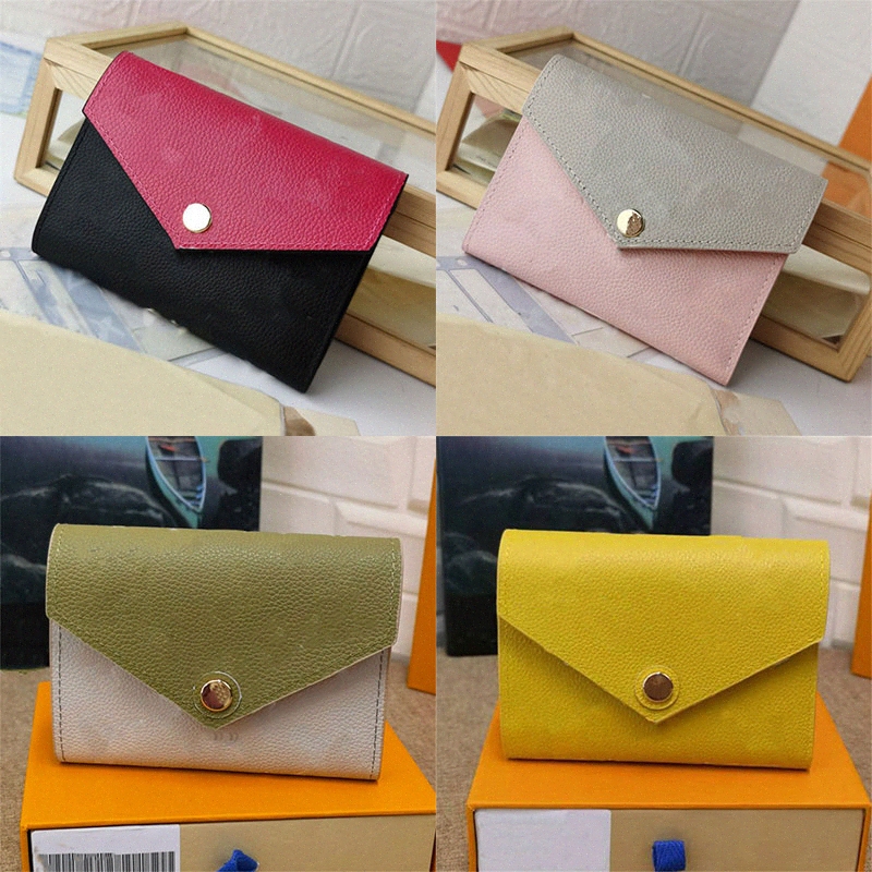 

2022 Purse Bag Fashion Short Victorine EMILIE SARAH WALLET Inside flat pocket Bill Zipped coin pocket cards holder card slots High Quality Luxurys Des C9k5#