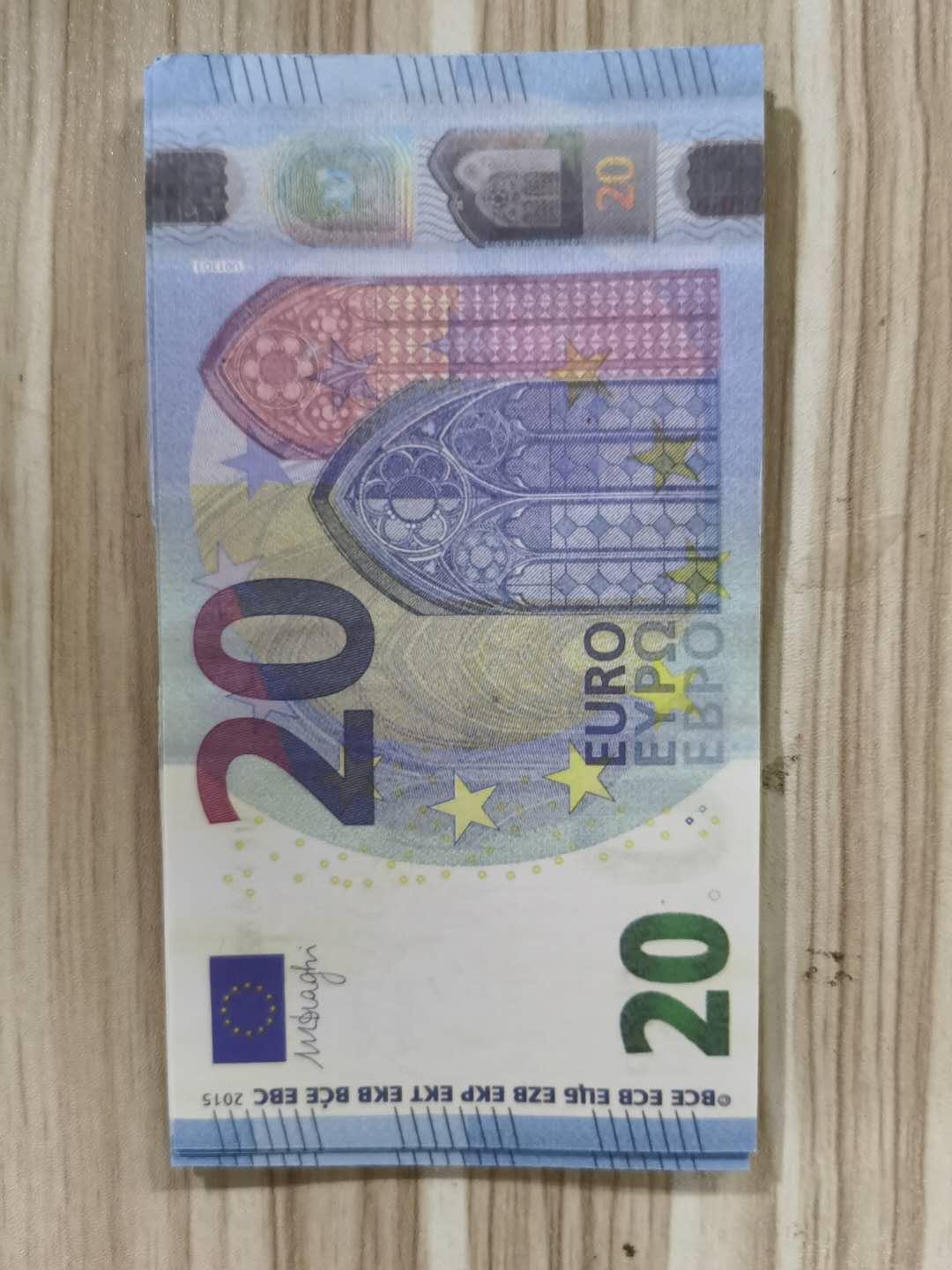 

20 Realistic Money Euros Prop Note Nightclub Copy Play Fake Bank Business Most Movie Paper For Collection 14 Flojb