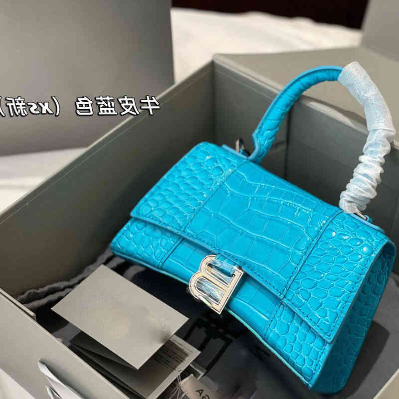 

Balenciga Bag Designer Leather Handbags Female 2022 Hourglass s High Handbag Capacity Crocodile 13nr 0SWX