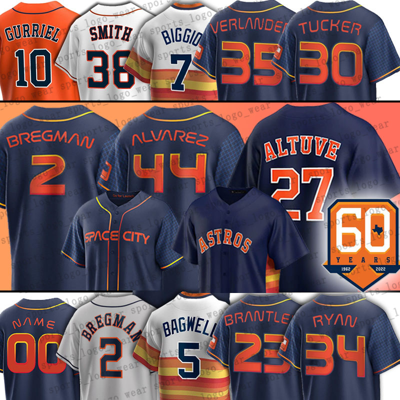 

2022 City Connect 44 Yordan Álvarez Astros Baseball Jerseys 23 Michael Brantley 27 Jose Altuve 2 Alex Bregman 10 Yuli Gurriel 30 Kyle Tucker 21 Zack Greinke, Men(tai kong ren)