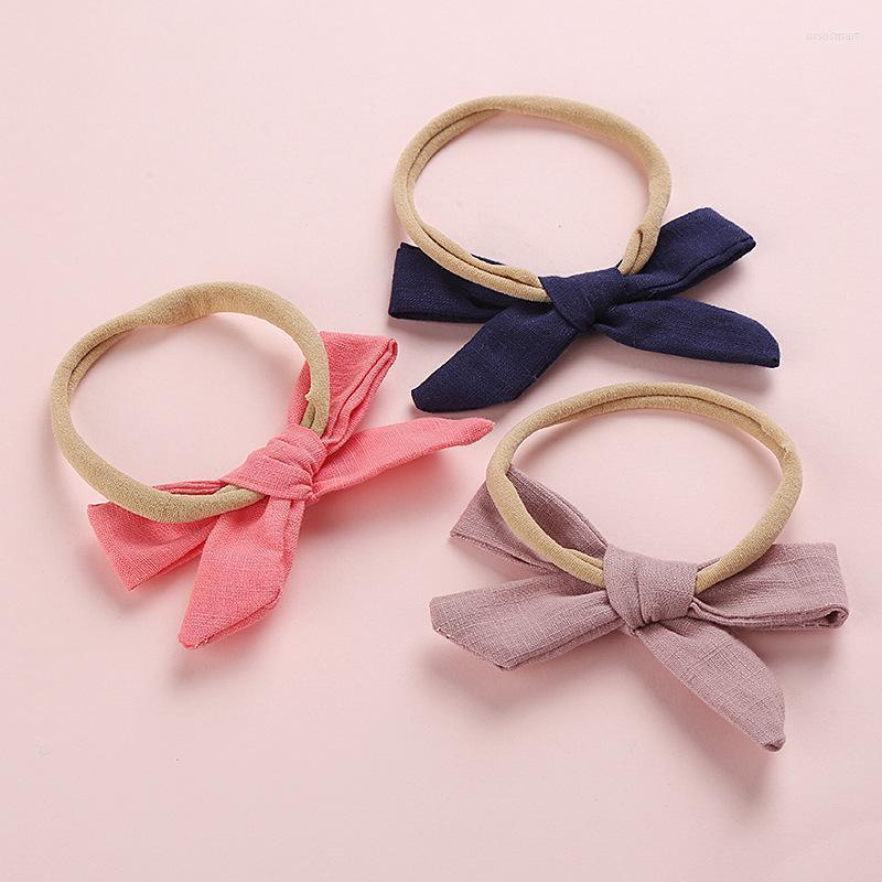 

Hair Accessories 2022 Soft Cotton Linen Fabric Bow Clips Schoolgirl Sailor Baby Girls, Other style