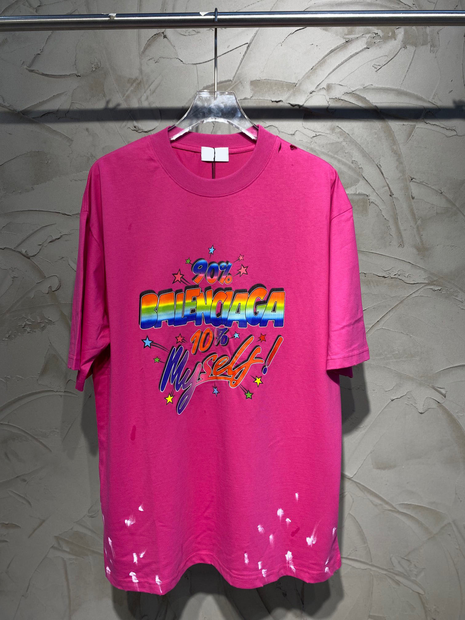 

Men's Plus Tees & Polos Round neck embroidered and printed polar style summer wear with street pure cotton 1q