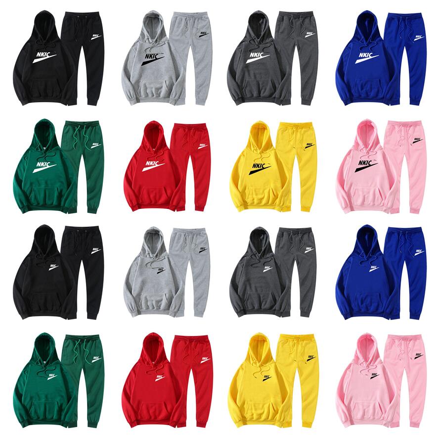 

Brand LOGO Tracksuit Mens Warm Fashion Casual Long Sleeve Oversized multicolor Hoodie Sweater Top Sports Pants 2 Piece, Pay for freight