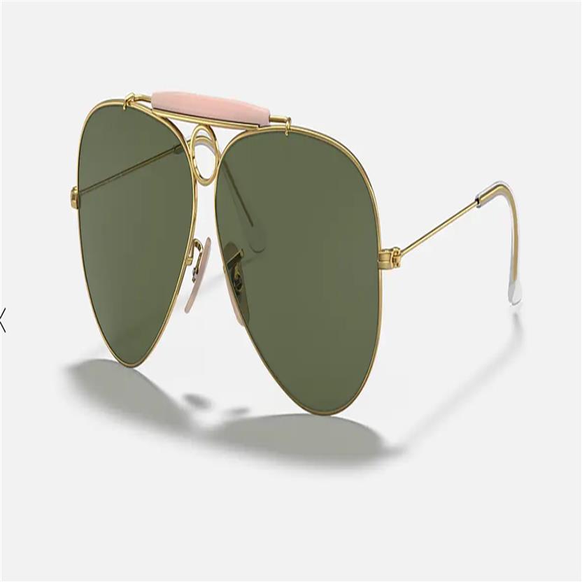 

Fashion aviator sunglasses metal frame high-grade men and women leisure outdoor travel visor shooter256I
