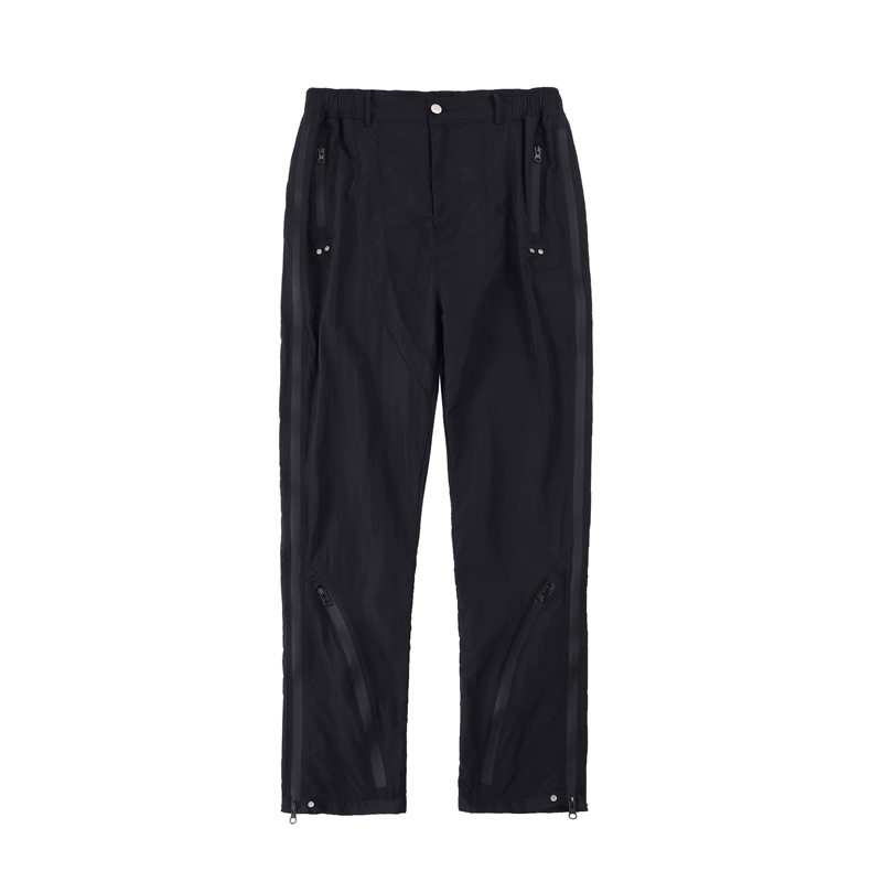 

Nylon Side Zipper High Street Cargo Trousers Men's Plus Size Pants