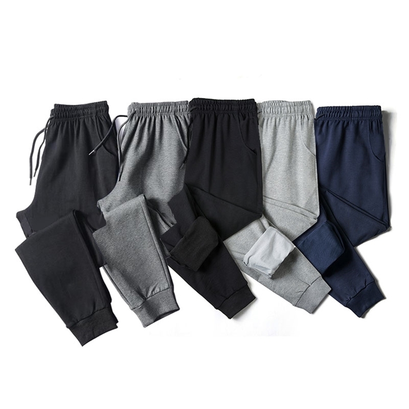 

Men' Pants Jogging Sweatpants Running Male Sport Fitness Sportswear Breathable Homme Casual Cotton Trousers 220826, Black