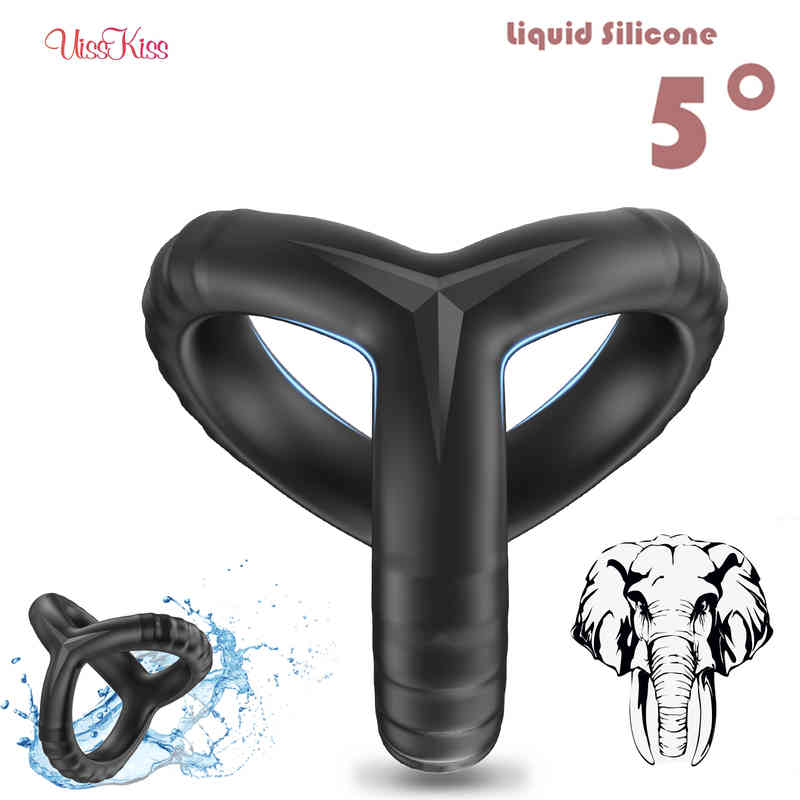 Clearance PromotionEjaculation Couple Sex Shop Penis Delay Massager Erection Vibrator Toys for Cock SeG6 on Men-image-795373648