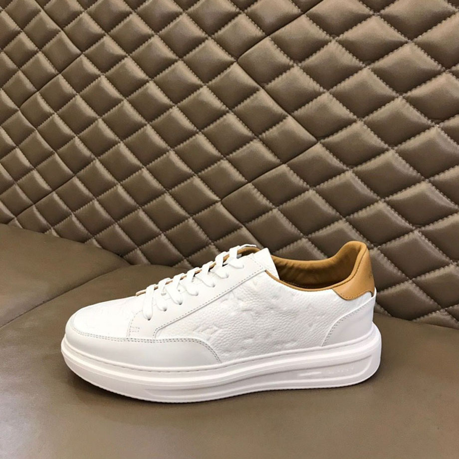 

Topquality luxury designer shoes casual sneakers breathable Calfskin with floral embellished rubber outsole White silk sports US38-45 MKJLLP000008