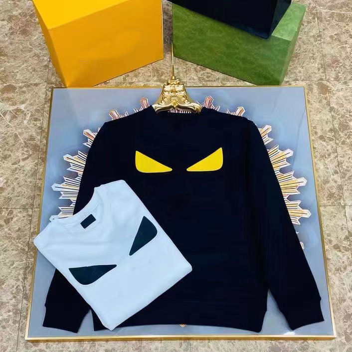 

Designer Men's Hoodies Tide Brand Little Monster Print Round Neck Loose Couple Sweater