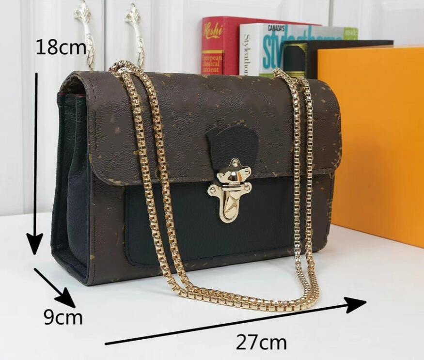 

Designer chain tote bag handbag DAUPHINE shoulder crossbody bags Women flip Hasp Envelope package Totes Leather messenger postman pocket purse wallet Satchels, Extra freight