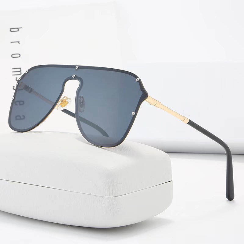 

2021 Luxury sunglass Polarized sunglasses Men Women Pilot UV400 Eyewear Glasses Metal Frame Polaroid Lens with box