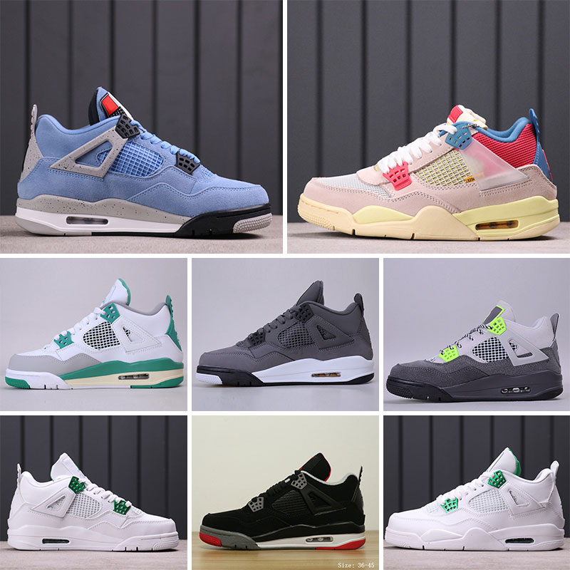 

University Blue Black Cat 4 4s Mens Basketball Shoes Fire Red Sail White Oreo Pure Money Rebellionaire Hyper Royal 1 1s High OG Dark Mocha UNC Sport Trainers Sneakers, 00