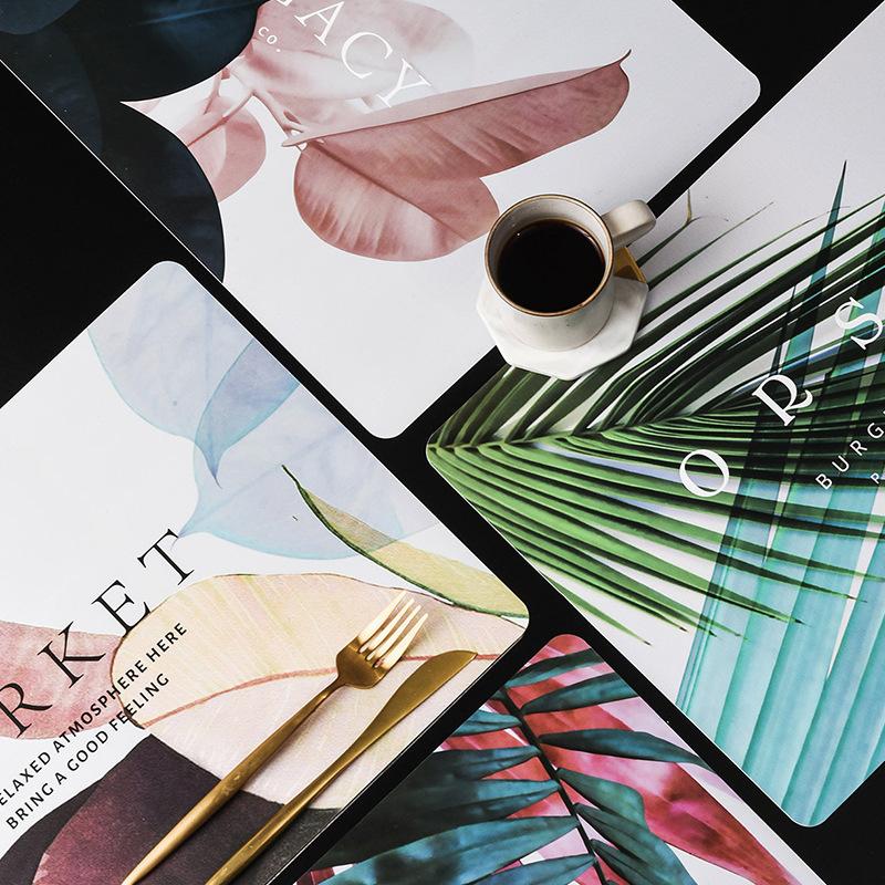 

Mats & Pads 2022 Waterproof Mat For Children Food Heat Insulation White Blue Green Proof, Oil Proof PP Table Household