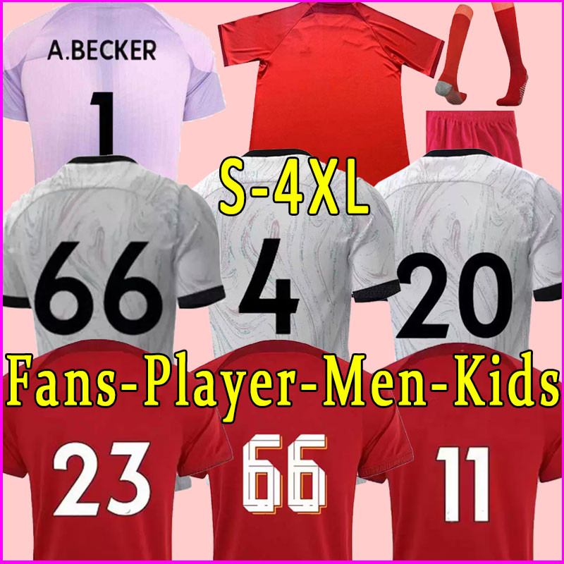

LUIS DIAZ Soccer Jerseys 2022-23 Darwin Nunez DIOGO JOTA GERRARD Home red away Fan Player version Football Shirts Men kids Soccer kit Alexander Arnold A.BECKER, Goalkeeper