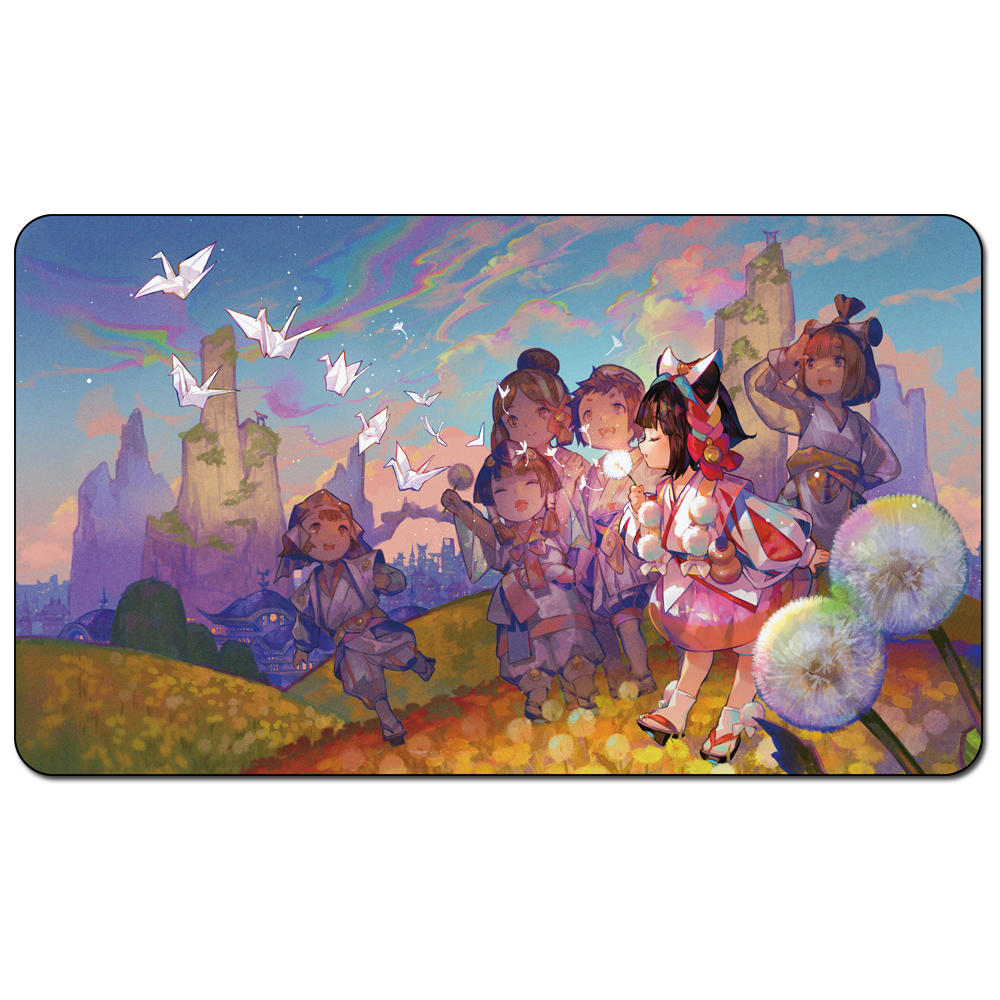 

TCG Playmat Magic Board Game Playmat: FAREWELL (KAMIGAWA: NEON DYNASTY) 60*35cm size Table Mat