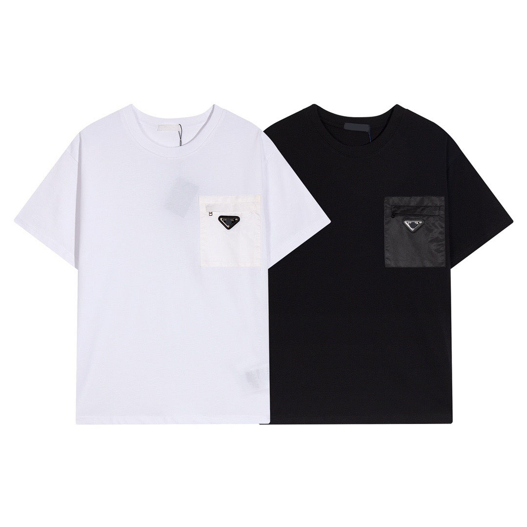 

Men's Plus Tees & Polos Round neck embroidered and printed polar style summer wear with street pure cotton ee35