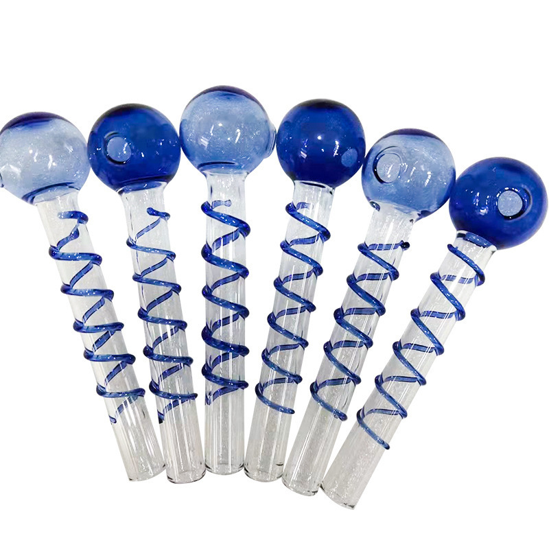 

Colorful Oil Burner Pipe accessories Tube Smoke Tobacco Herb Glass Oil Nails Hand Pipes for Smoking