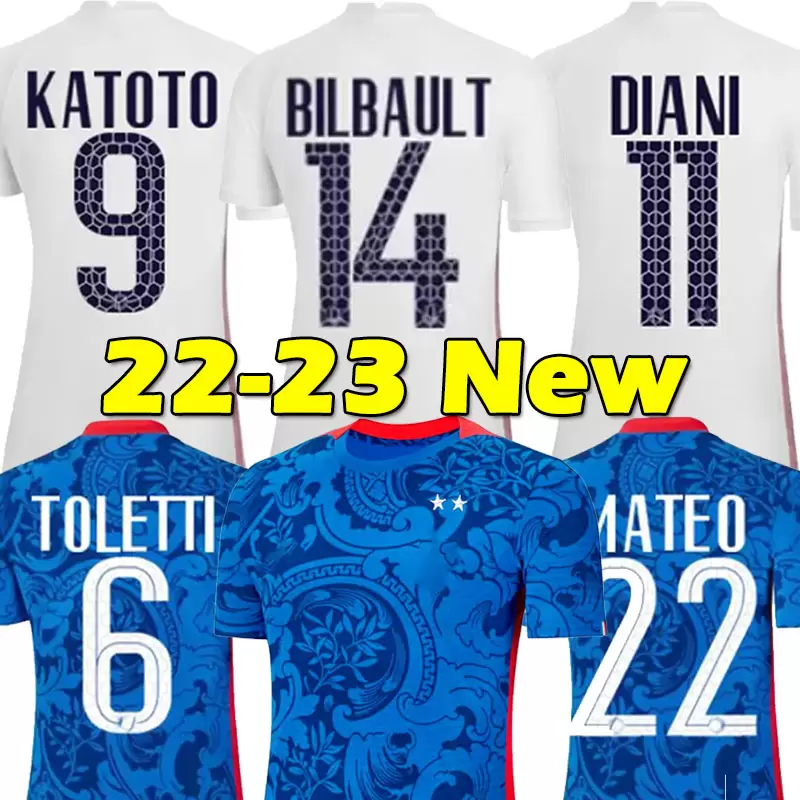 

Soccer Jerseys FR 22/23 French Player Version 2022 2023 BILBAULT DIANI KATOTO MATEO TOLETTI PALIS GEYORO Football Uniforms LADY FEminine Shirts, 2022 world cup