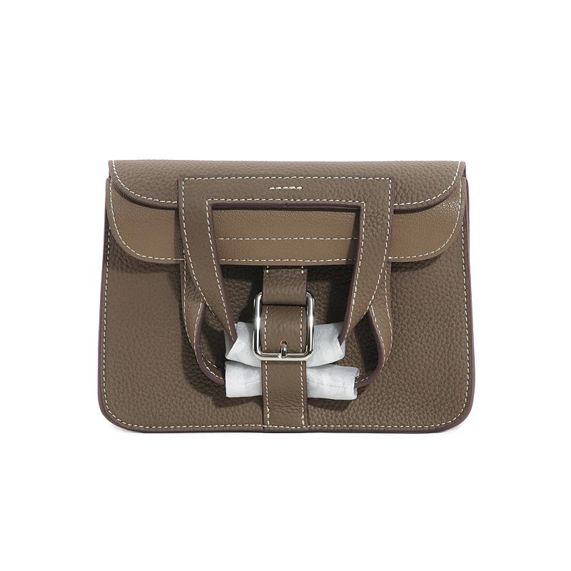 

Evening Bags 2022 First Layer Cowhide Practical Multi-use Decorative Buckle Messenger Bag Luxury Handbags Women Designer, 22cm rice white