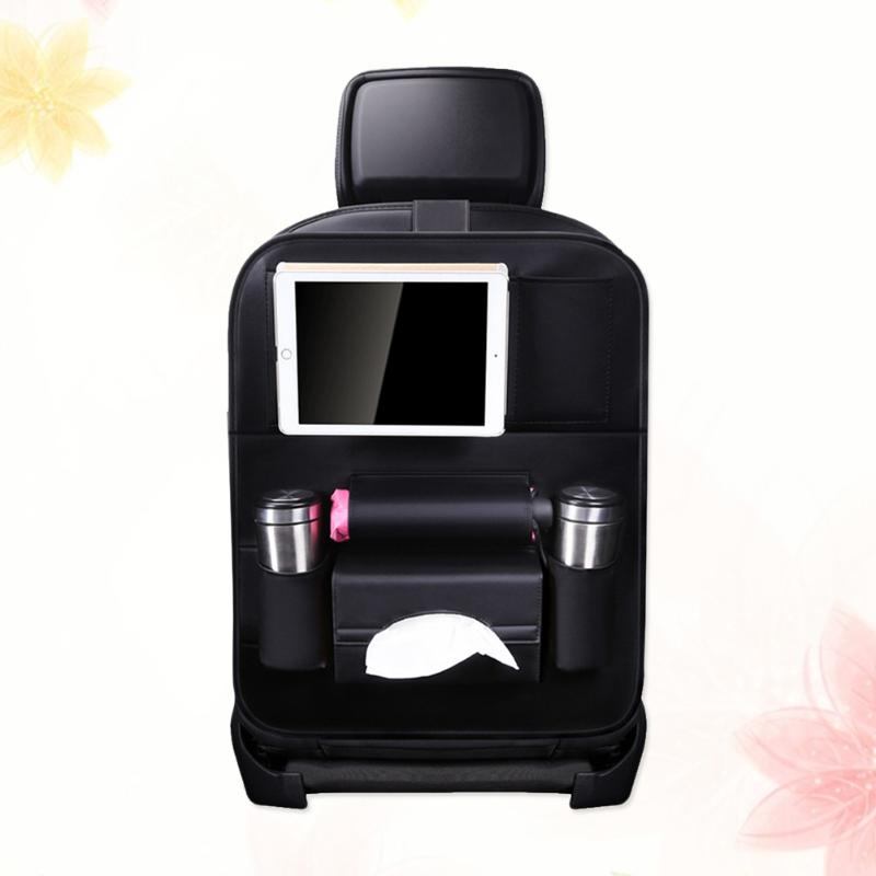 

Car Organizer Multi-Pocket Back Seat Storage Tray Cover Bag (Black)