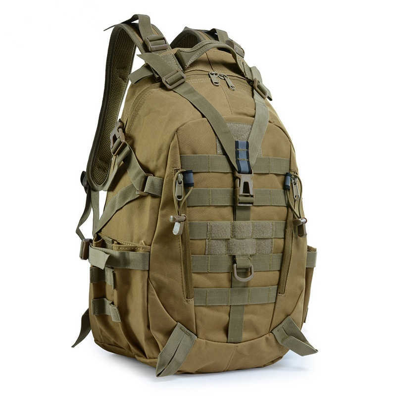 

40L 15L Camping Backpack Military Duffle Sports Bag Gym Women Men Travel Bags Tactical Army Climbing Rucksack Hiking Outdoor Backpacks, Army green 15l