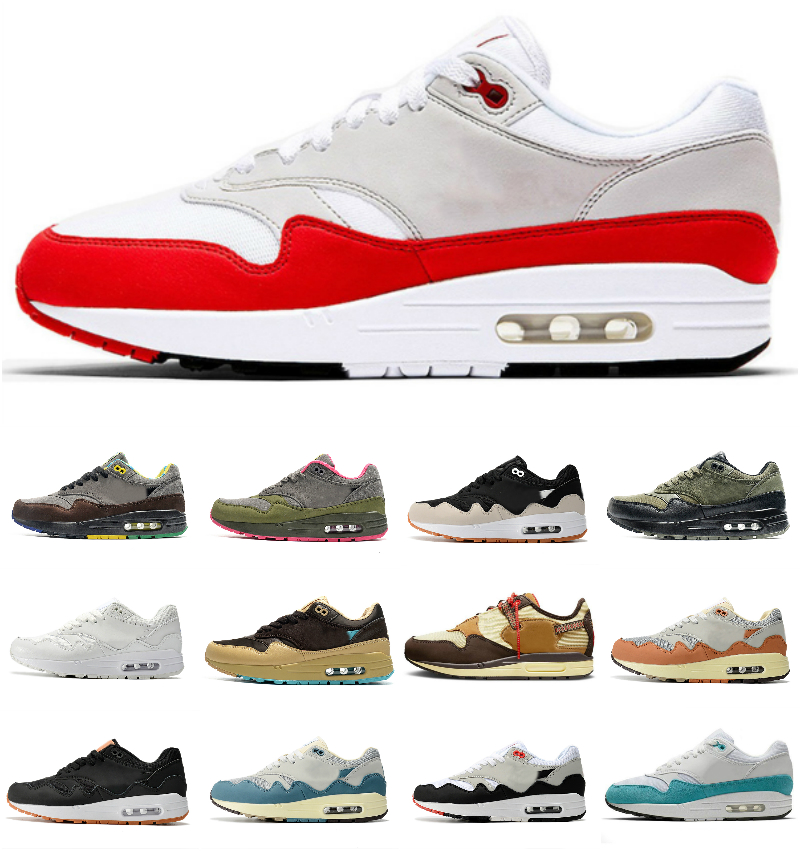 

2022 Designer Women Men 87 Running Shoes Treeline Blueprint Wabi Sabi La Ville Lumiere Patta Waves MAX1 Noise Aqua Monarch Concepts Heavy Denim Olive Canvas Sneakers, Bubble package bag