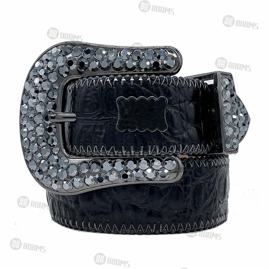 

2021 Designer Belt Bb Simon Belts for Men Women Shiny diamond belt black Noir Classic261t, No logo box