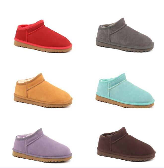 2022 Hot AUS classical lazy Short women snow boots Sheepskin fur keep warm boot Beautiful gift