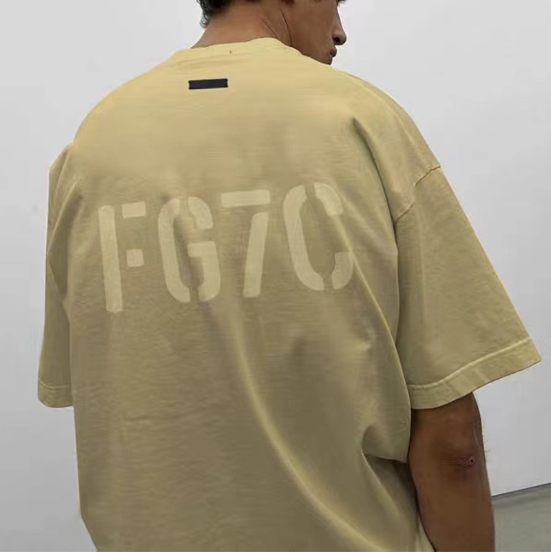 

Felted Letterings T-shirts Mens 7th T Shirts Casual Oversize Short Sleeve Tee Men Women Hip Hop Streetwear MG220003, Black