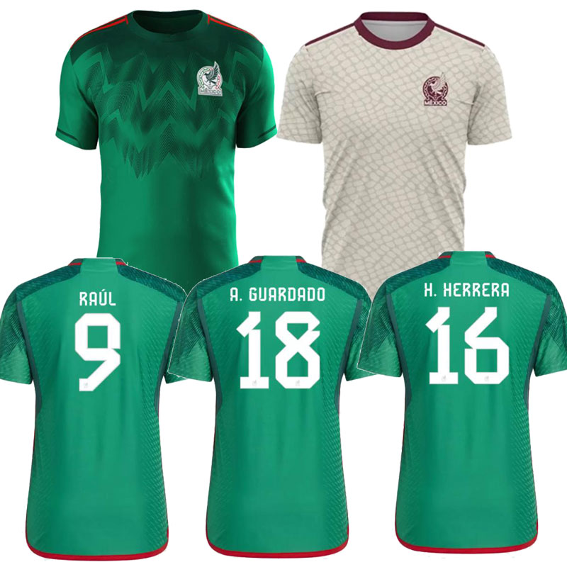 

XXXL 4XL 2022 mexico soccer jerseys home away LOZANO CHICHARITO RAUL football kit shirt DOS SANTOS Camisetas de futbol ALVAREZ fans player version men kids women set