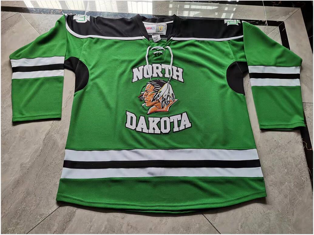 

Custom 009 Youth women Vintage Hockey North Dakota Fighting Sioux Hockey Jersey Size S-5XL or custom any name and number, Black youth s-xl