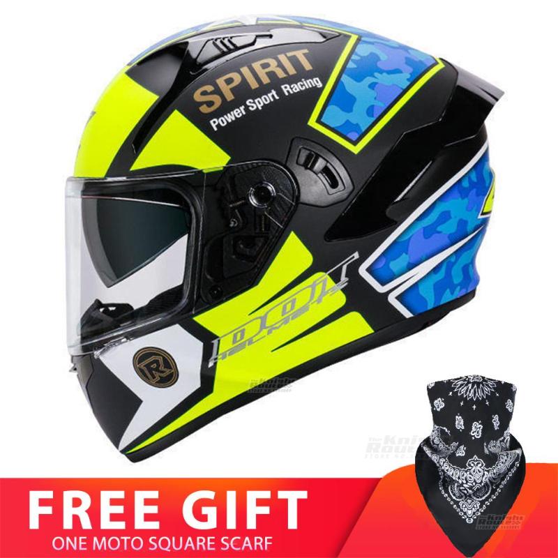 

Motorcycle Helmets Unisex DOT Approved Helmet Full Face Motorbike DH Double Lens Moto Motocross Capacete Riding Casco Men, X9-04