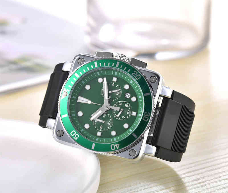 

2021 Watch Men BR Bell Watch Stainless Steel Wristwatch Luxury Military Watches