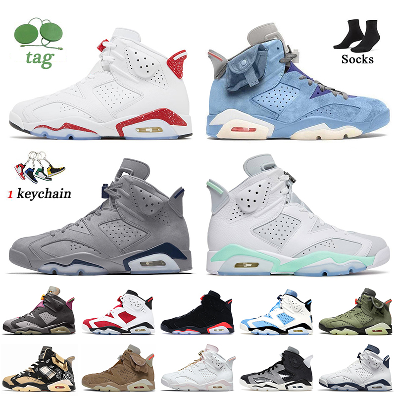 

Fashion 2022 Red Oreo 6s Jumpman 6 Women Mens Basketball Shoes Georgetown UNC Mint Foam Black Infrared Carmine Electric Green Bordeaux Gold Hoops Trainers Sneakers, C34 36-47
