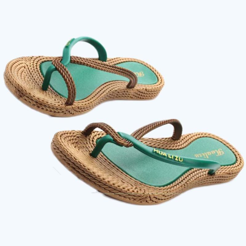 

Sandals 2022 Summer Style Women Flip Flops Slippers Beach Shoes 6.7 LAG, Blue