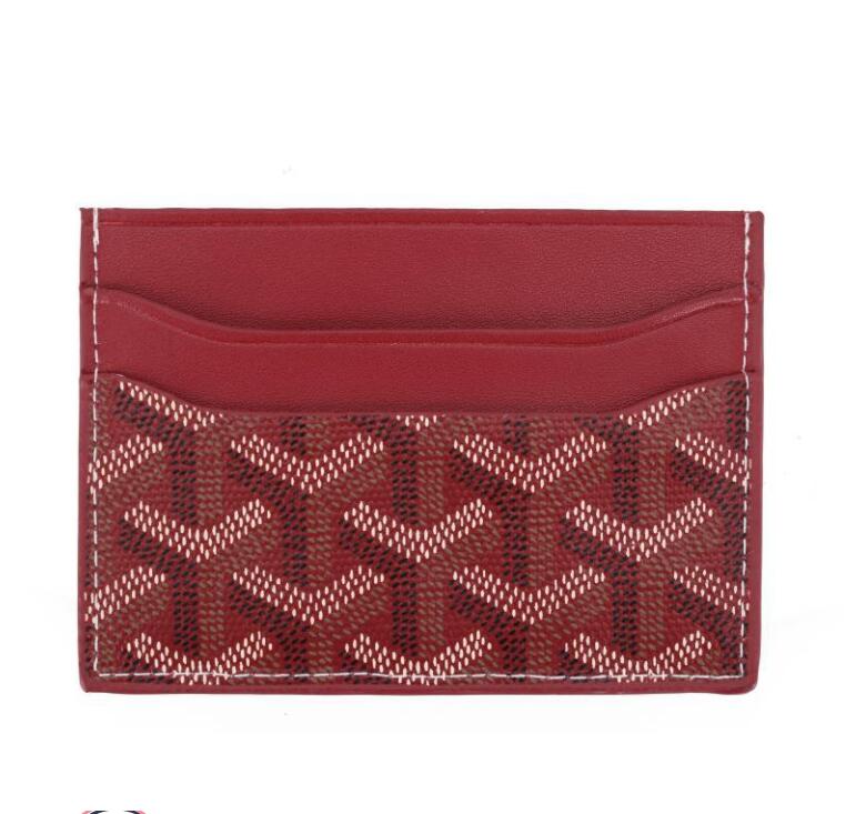 

2022 Men's Women's Credit Card Holder Clutch High Quality Leather Wallet Coin Purse Pocket Mini Slim Wallet with Box 10x8 cm, Black
