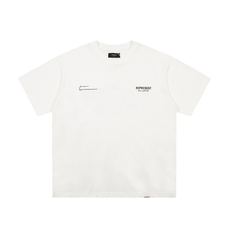 

Designer Represent Mens T-Shirts Oversized Tee Owner Club Top T Shirt Men Women High Quality Vintage Blue Green Tee Tops, White