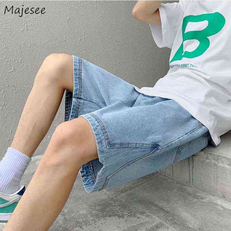 

Plus Size S-3XL Jeans Men Summer Chic Loose All-Match Fashionable Korean Style Harajuku Streetwear Vintage Ins Straight Pants J220719, Dark-blue