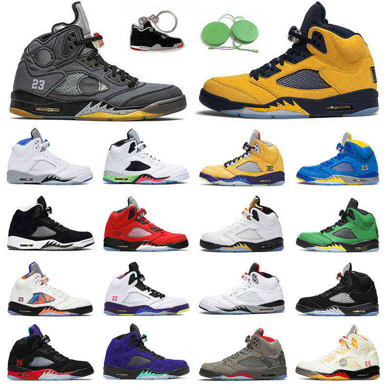 

Newest Men Outdoor shoes Jumpman 5s Raging Bull Michigan Muslin Oregon Pro Stars Outdoor Sport Mens Sneakers, Laney