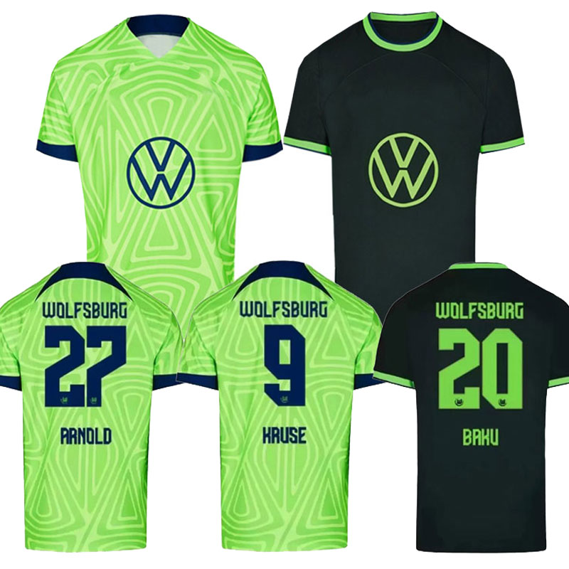 

22 23 VfL Wolfsburg soccer jersey WEGHORST ARNOLD 2022 2023 MALLI BREKALO Football Shirt MEHMEDI Shirt GUILAVOGUI XAVER Jerseys, Adult shirt
