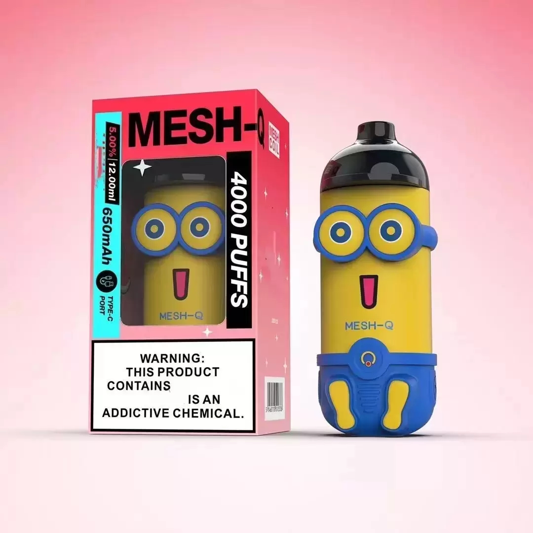 

Original MESHKING MESH-Q 4000 PUFFS Disposable vape E cigarette 12ml Pre-Filled 650mAh Power Battery vapes pen starter kit Authentic wholesale