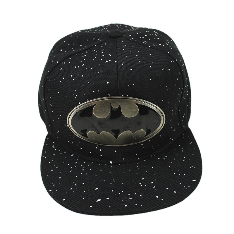 

Ball Caps Iron Flat Brim Hat Men And Women Couple Metal Standard Hip-hop Sunshade, Grey