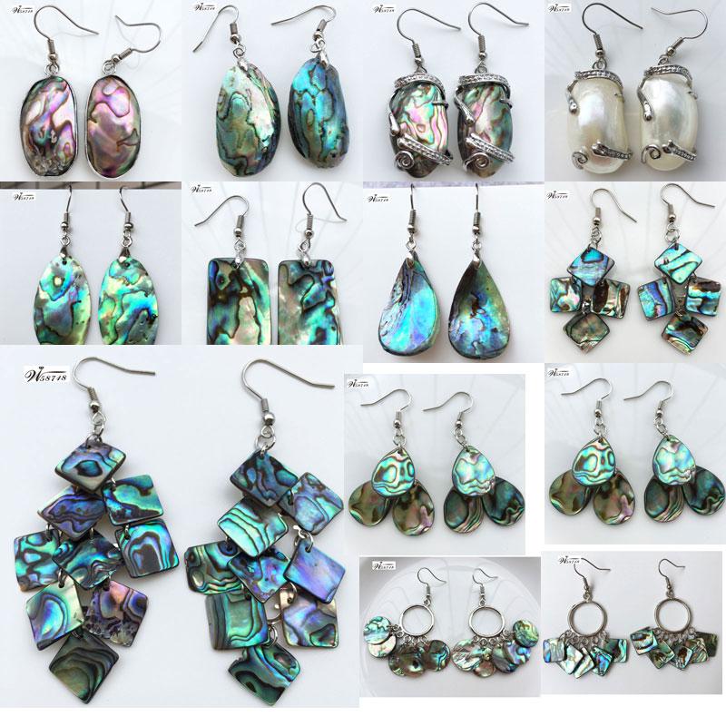 

Dangle & Chandelier Fashion Jewelry Zealand Abalone Shell Art Earring WB704Dangle