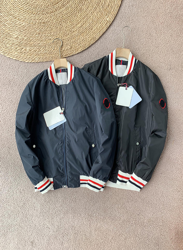 

22ss Flocking Stand Collar mens jacket Spring Casual Baseball coat Size 1--5, Supplement (not shipped separately)