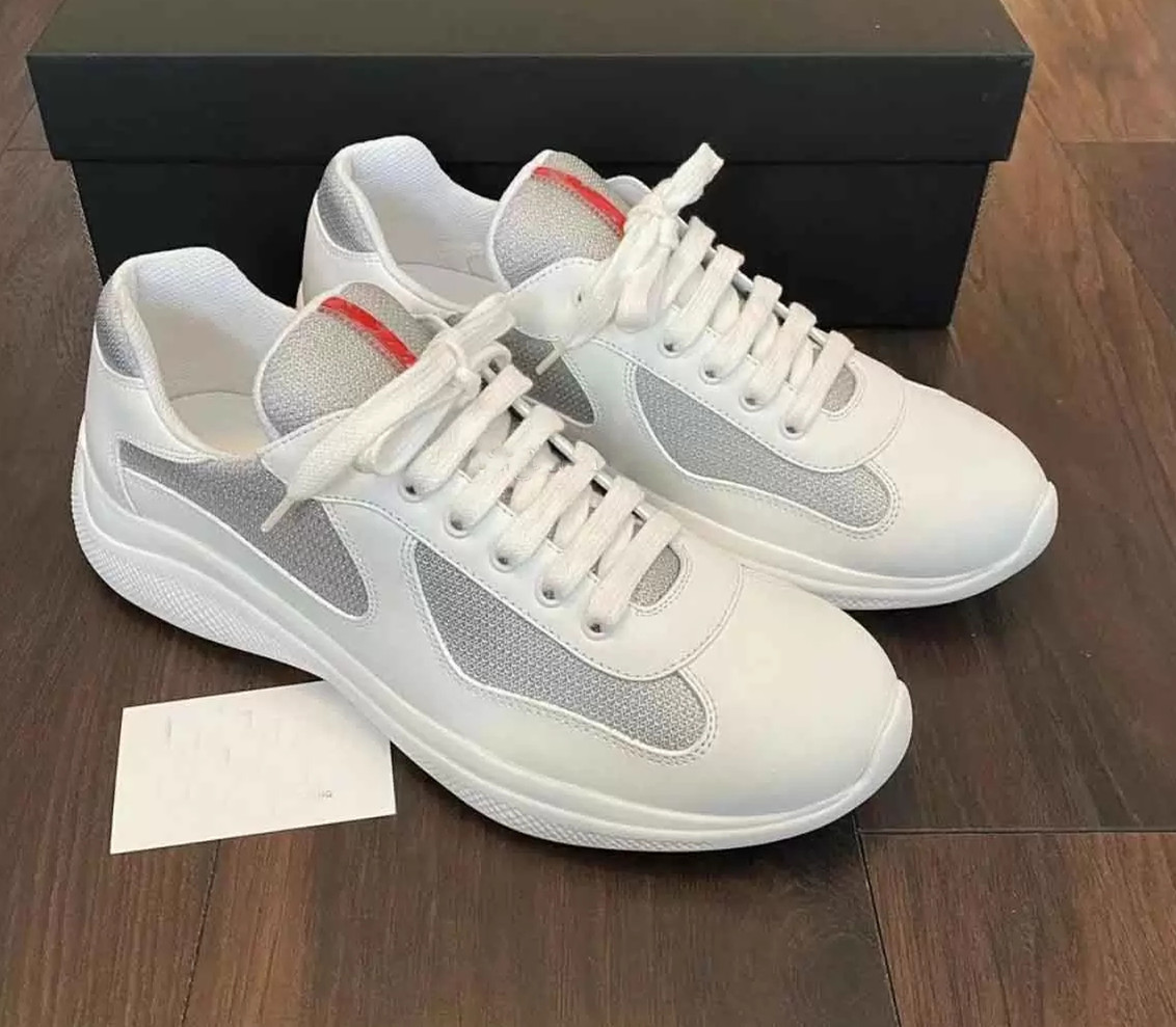

Wholesale Casual-stylish Casual Shoes ! America Cup Low Top Sneakers Shoes Men Rubber Sole Fabric Patent Leather Men's Outdoor Runner Sports With Box