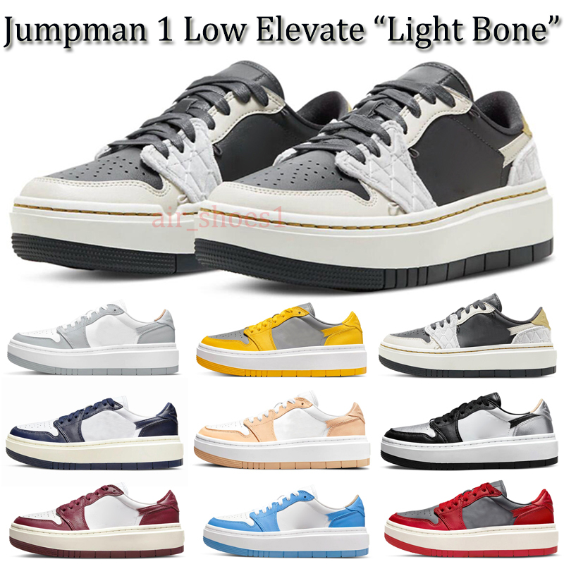 

Mens 1 1s Low Elevate SE Wolf Grey Basketball Shoes Jumpman Men Women Sneakers University Blue Unc Yellow Onyx Bred Sport Trainers Size 36-46 US 12, Contact us