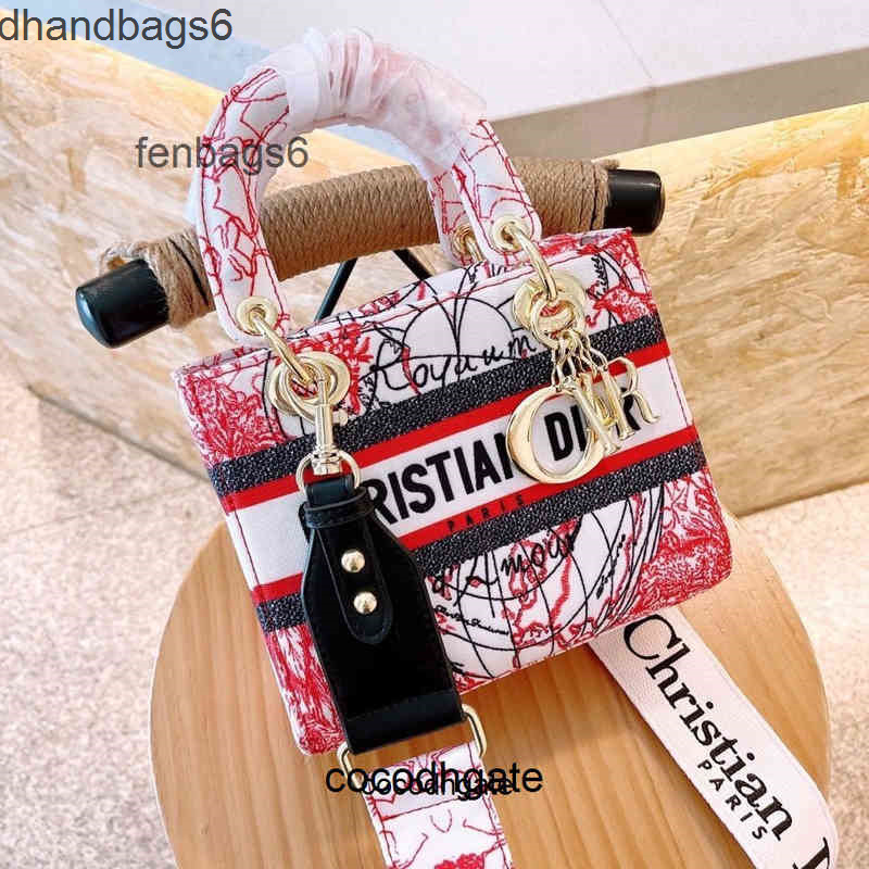 

Handbags Bags Shoulder bag Christain dc Hand designer 2022 Canvas Handbags Women's Embroidery Summer Single Messenger Same Style