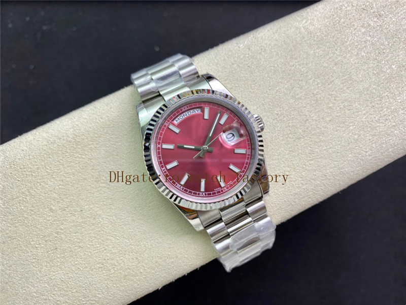 

BP Factory Topselling Luxury Watch Mens Steve McQueen Steel 118239 36mm Asia 2813 Movement Automatic Watches, Red